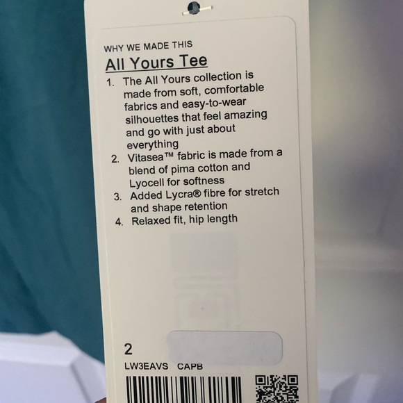 Lululemon All Yours Tee - Picture 3 of 6